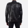 Armstrong Black Leather Biker Jacket Gallery 4