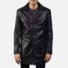 Classmith Black Leather Coat Gallery 5