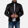 Equilibrium Black Leather Jacket Gallery 4