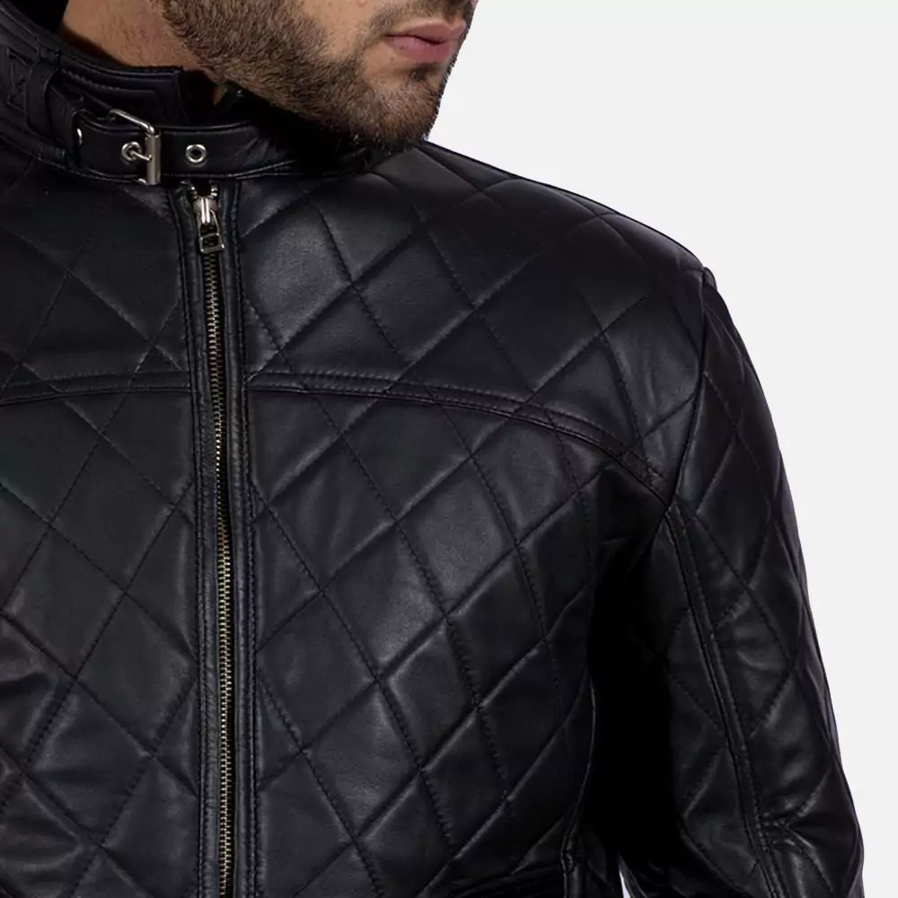 Equilibrium Black Leather Jacket Gallery 5
