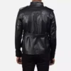 Germain Black Leather Jacket Gallery 3