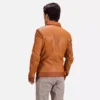 Hubert Tan Brown Leather Jacket Gallery 3