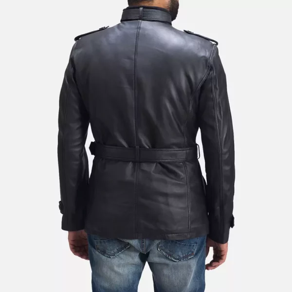 Hunter Black Leather Jacket Gallery5