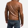 Old School Brown Leather Jacket Gallery 5