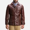 Vincent Alley Brown Leather Jacket Gallery 1