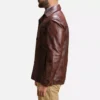 Vincent Alley Brown Leather Jacket Gallery 4
