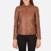 Colette Brown Leather Jacket