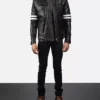 Dragonhide Black Leather Jacket