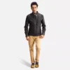 Henry Quilted Black Leather Jacket Gallery 3