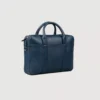 The Captain Midnight Blue Leather Briefcase Gallery 7