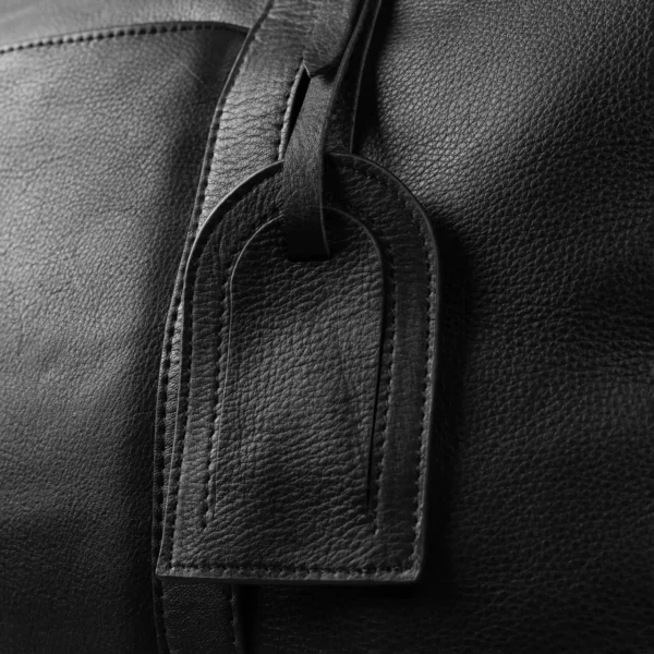 The Darrio Black Leather Duffle Bag Gallery 4