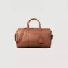 The Darrio Brown Leather Duffle Bag Gallery 6