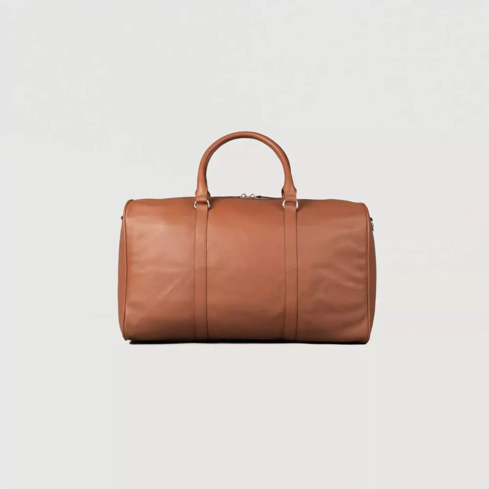 The Darrio Brown Leather Duffle Bag Gallery 7