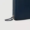 The Eclectic Midnight Blue Leather Folio Organizer Gallery 6