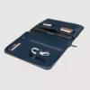 The Eclectic Midnight Blue Leather Folio Organizer Gallery 7