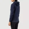 Zest Blue Hooded Suede Pullover Jacket gallery 4