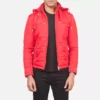 Alps Quilted Red Windbreaker Jacket