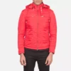 Alps Quilted Red Windbreaker Jacket Gallery 2