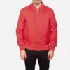 Zack Red Bomber Jacket Gallery 4