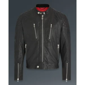 Calf Leather Motorcycle Jacket