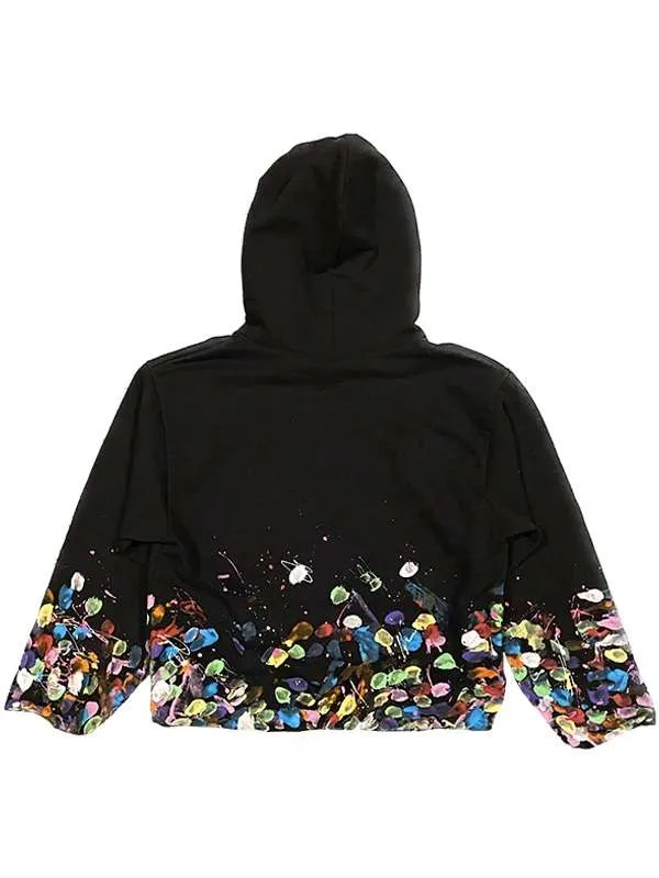 Black Depressed Hoodie for Men and Women