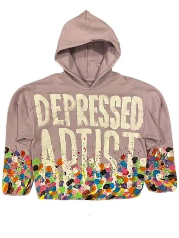 Purple Artist Hoodie on sale