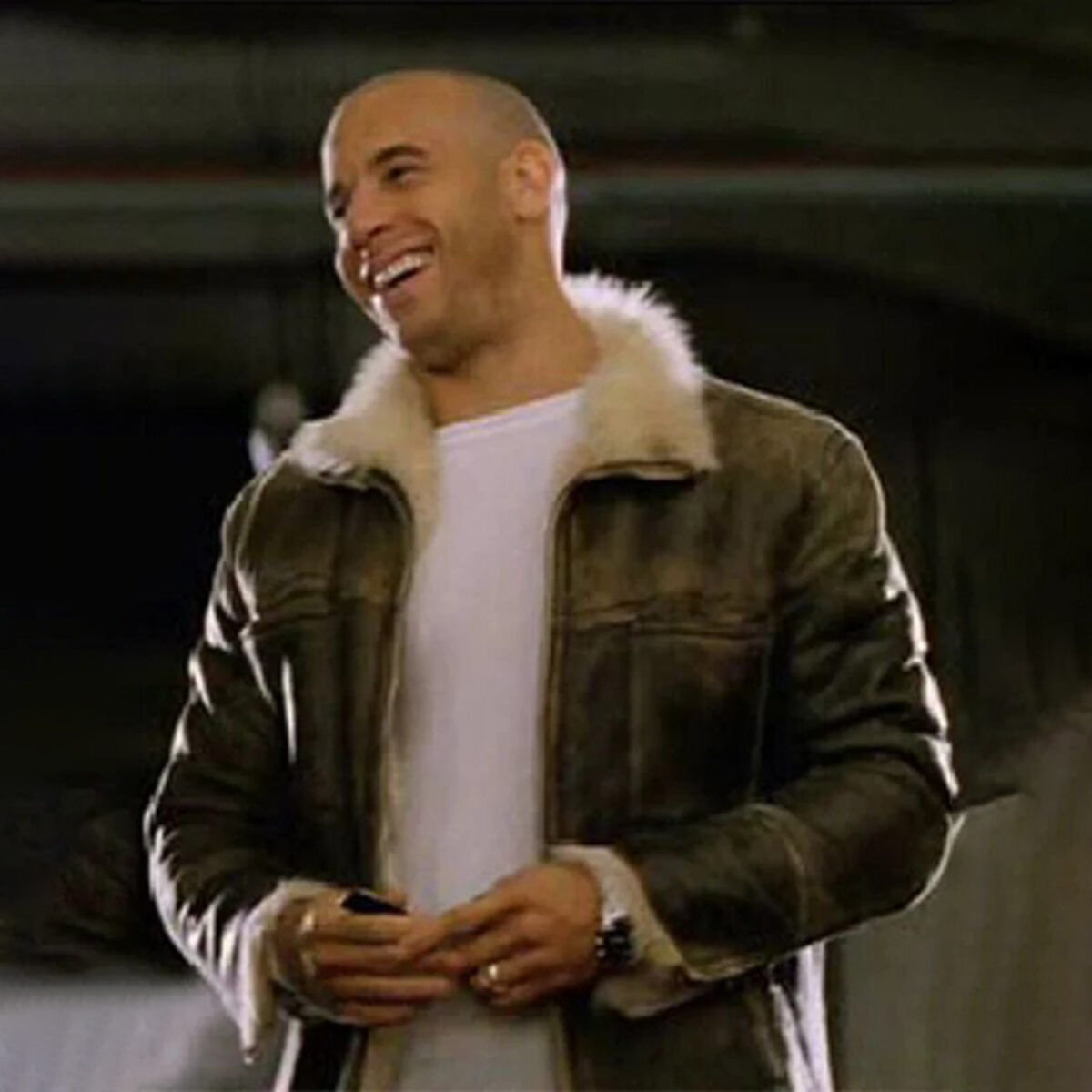 Vin Diesel XXX Leather Jacket with Fur - XEBOI