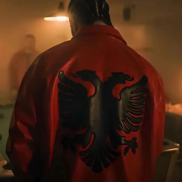 Drake Polar Opposites Albanian Flag Red Leather