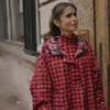 Emily In Paris S03 Emily Cooper Cherries Printed Jacket