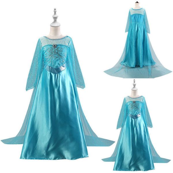 Princess Elsa Blue Costume