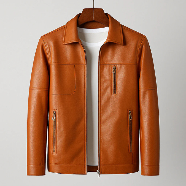 Mens Brown Leather Jacket