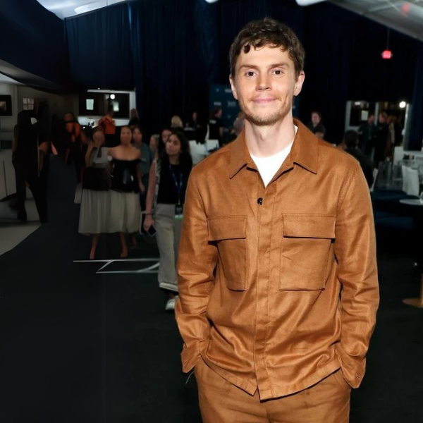 Tron Ares 2025 Evan Peters Brown Jacket