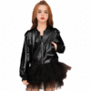 Girls Black Bomber Jacket On Sale