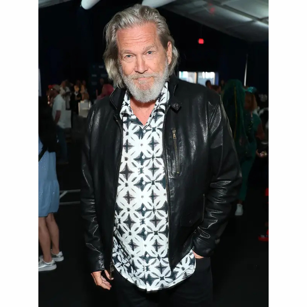 Jeff Bridges Tron Ares Black Jacket