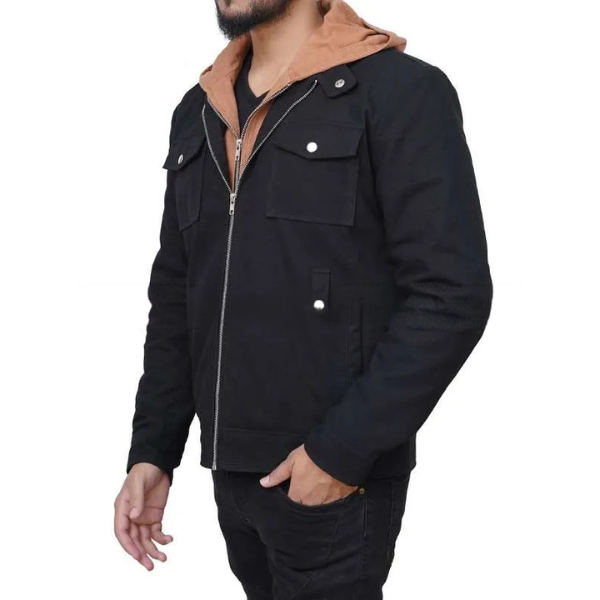 Captain America Sebastian Stan Civil War Hooded Jacket On Sale