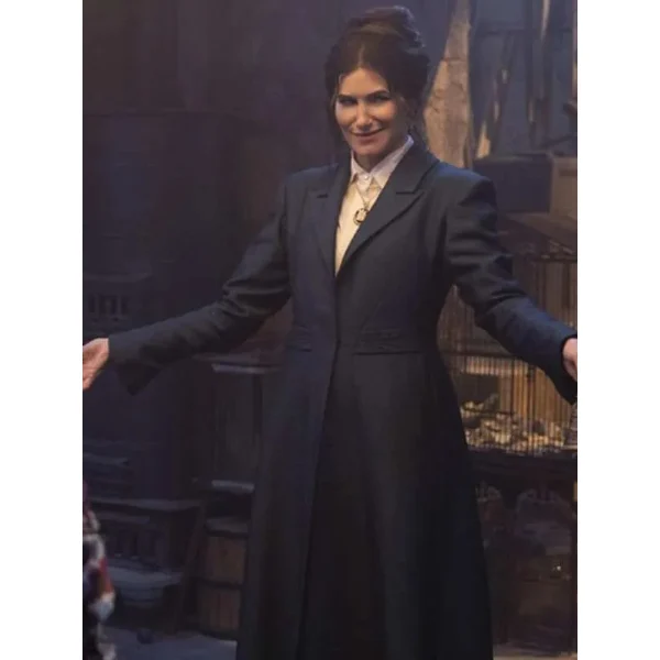 Agatha All Along 2024 Agatha Harkness Black Coat shop now