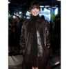 New York Fashion Week Anne Hathaway Crocodile Coat on sale