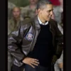Barack Obama Air Force Leather Jacket