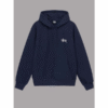 Basic Stussy Navy Blue Hooded Sweatshirt