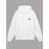 Basic Stussy White Hooded Sweatshirt