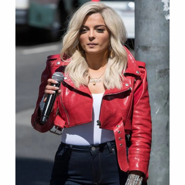 Bebe Rexha Red Jacket