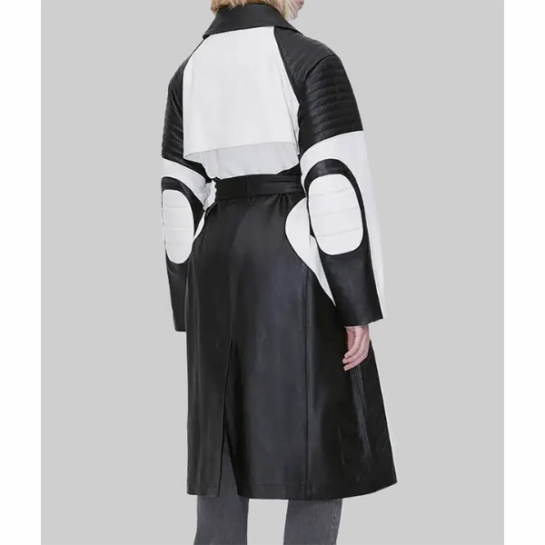 Catherine O’Hara 2024 Beetlejuice Beetlejuice Leather Coat