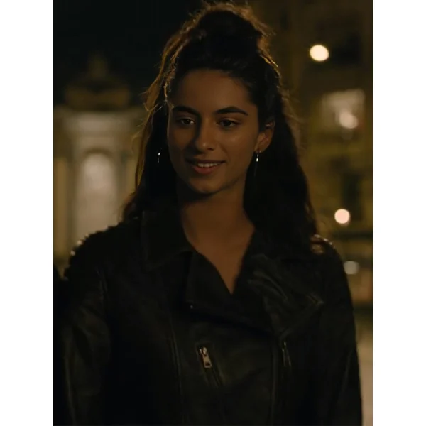 Berlin S01 Cameron Black Biker Leather Jacket on sale
