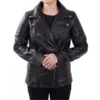 Yellowstone TV Series Beth Dutton Black Leather Jacket on sale