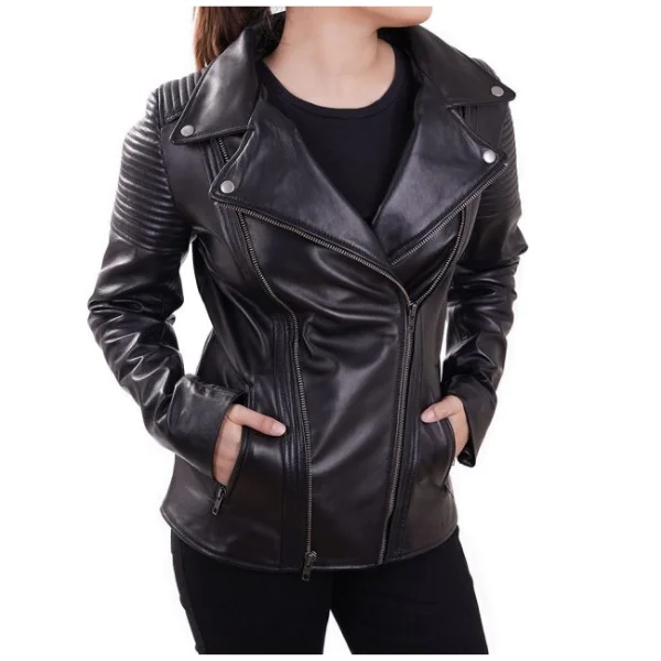 Yellowstone TV Series Beth Dutton Black Leather Jacket buy now