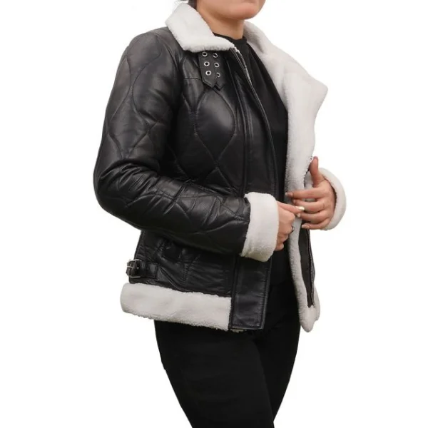 Blair Quan Never Have I Ever S04 Black Quilted Jacket shop now