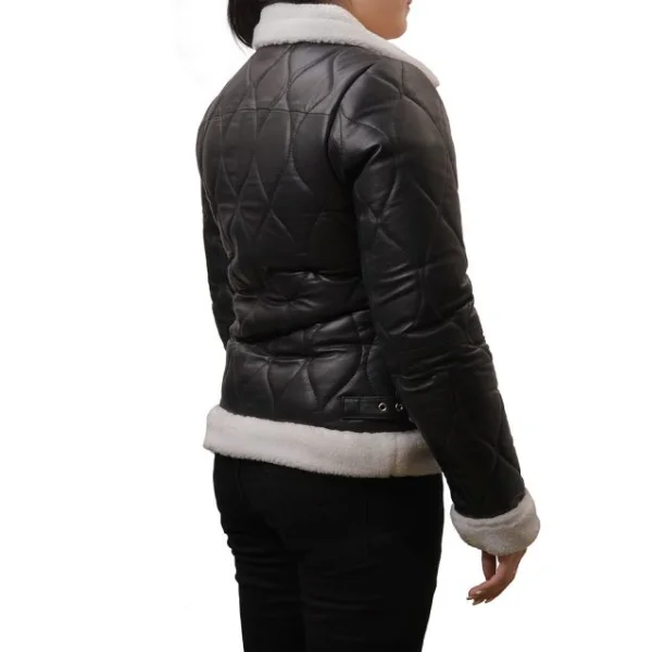 Blair Quan Never Have I Ever S04 Black Quilted Jacket get now on sale