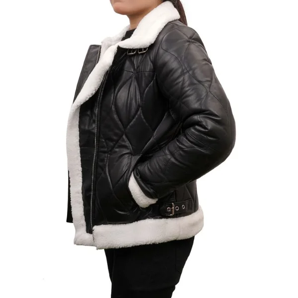 Blair Quan Never Have I Ever S04 Black Quilted Jacket buy now