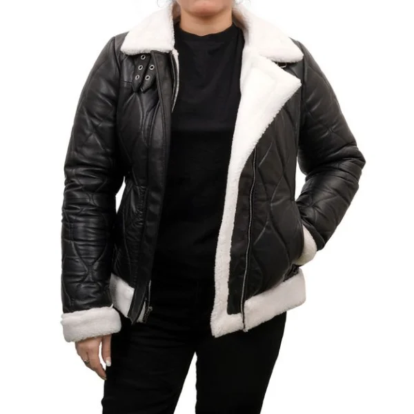 Blair Quan Never Have I Ever S04 Black Quilted Jacket on sale
