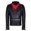 Blooded Hands Till Death 2021 Black Leather Biker Jacket shop now
